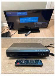 Samsung TV And Dynex DVD Player