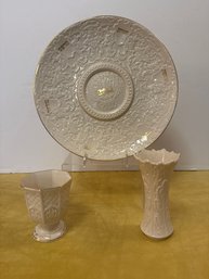 Lenox The Seder Plate/cup And Vase