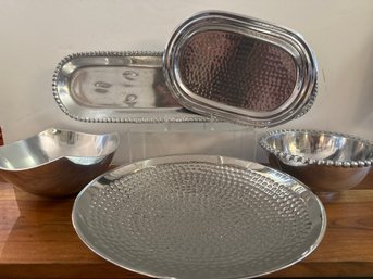 Metal Trays And Bowls