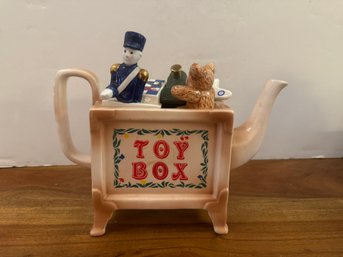 Signed, Limited Edition Paul Cardew 'Toy Box' Novelty Teapot