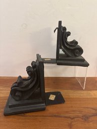 Ornate Renaissance Revival Corbel Bookends