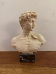 Mid-century A. Santini Bust Of David, Made In Italy