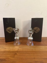 1998 Scooby Doo Angel Bell & 1997 Sylvester And Tweety Holiday Bell