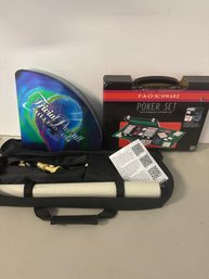 Poker Set, Trivial Pursuit And Chess Set