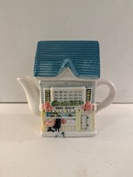 Vintage Ceramic 'Tea Shop' Decorative Teapot