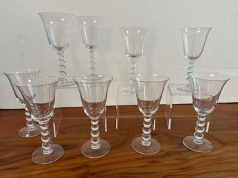 Clear Glass Imperial Glass 'Candlewick' Wine Goblet With Beaded Stem