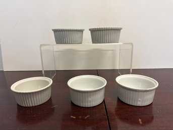 Hall White Ceramic Ramekins