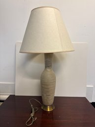 Mid Century Natural And Man Made Material Lamp