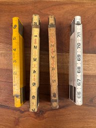 Vintage Yardsticks: Lufkin. Ridgid And Stanley Victor