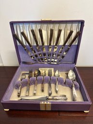 2 Sets Of Community Plate Silver-plate Flateware