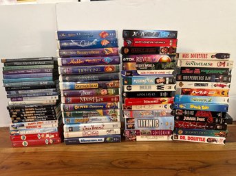 DVDs, Disney VHS And Other VHS