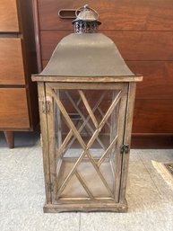 Wood And Metal Lantern