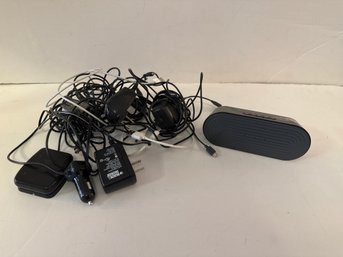 HMDX Rave Portable Speaker And Variety Of Wires