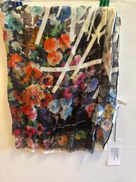 Jonathan Saunders Floral Silk/cashmere Scarf