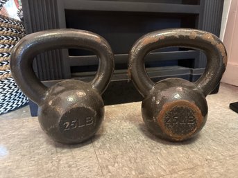 25lbs Kettlebells