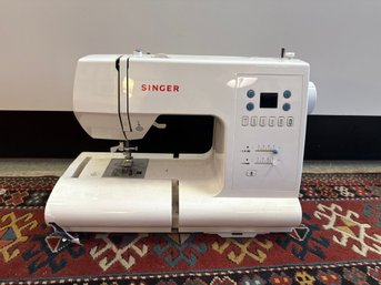 Modern White Singer 7466 Touch And Sew Electronic Sewing Machine.