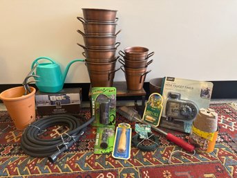 Gardeners Lot: Smith Hawkins, Hose Faucet Timer, Bid/duck Caller, Hoot Flute, Crow Call And More