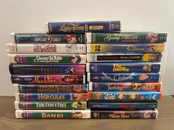19 Disney VHS Tapes