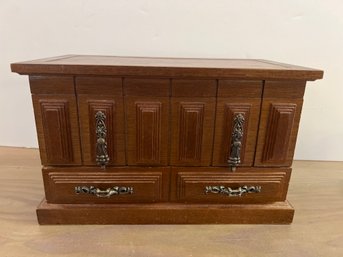 Vintage Wood Jewelry Box