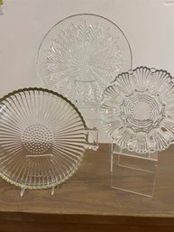 Cut Glass Platters