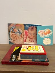 Vintage Books: Baby Manuels, Bartender Guide, Atlas, The Italian Hertiage In Yonkers And More