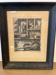 William Ward Beecher Seance Lithograph