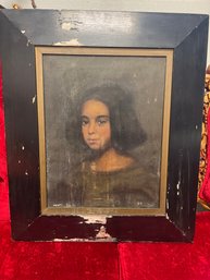 Very Noble Girl Vintage Painting