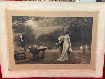 After Marcus Stone Lithograph 'A Peacemaker'