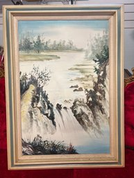 Waterfall Signed John
