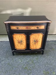 Hand Painted Floral Side Board