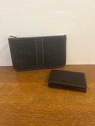 Coach Wallet And Small Clutch
