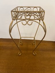 Metal Gold Plant Stand
