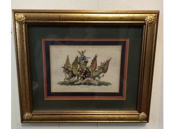 The Peerage Of England Copperplate Engraving Published 1780 (art 1)