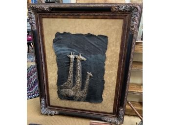 Beautiful Paper Mache 3d Art Of Giraffes