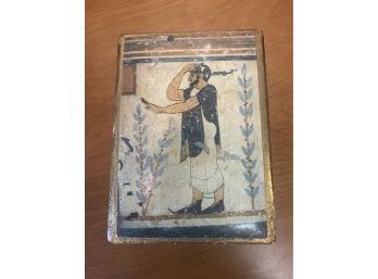 Hand Pinted Wood Box Made In Florence