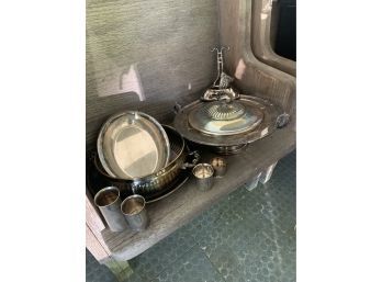 Mixed Lot Of Silver Plated Items