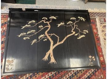 J.L. George And Co 3 Panel Asian Wall Hanging