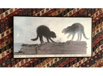 Goya, Rina De Gatos Detalle, Museo Del Prado, Madrid, Framed Poster
