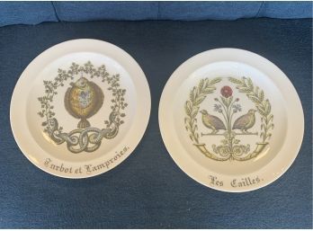 Limoges Porcelaine DAuteuil Plates
