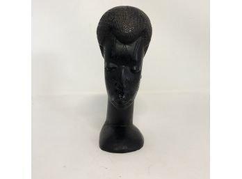 Ebony Bust Hand Carved By Makonde