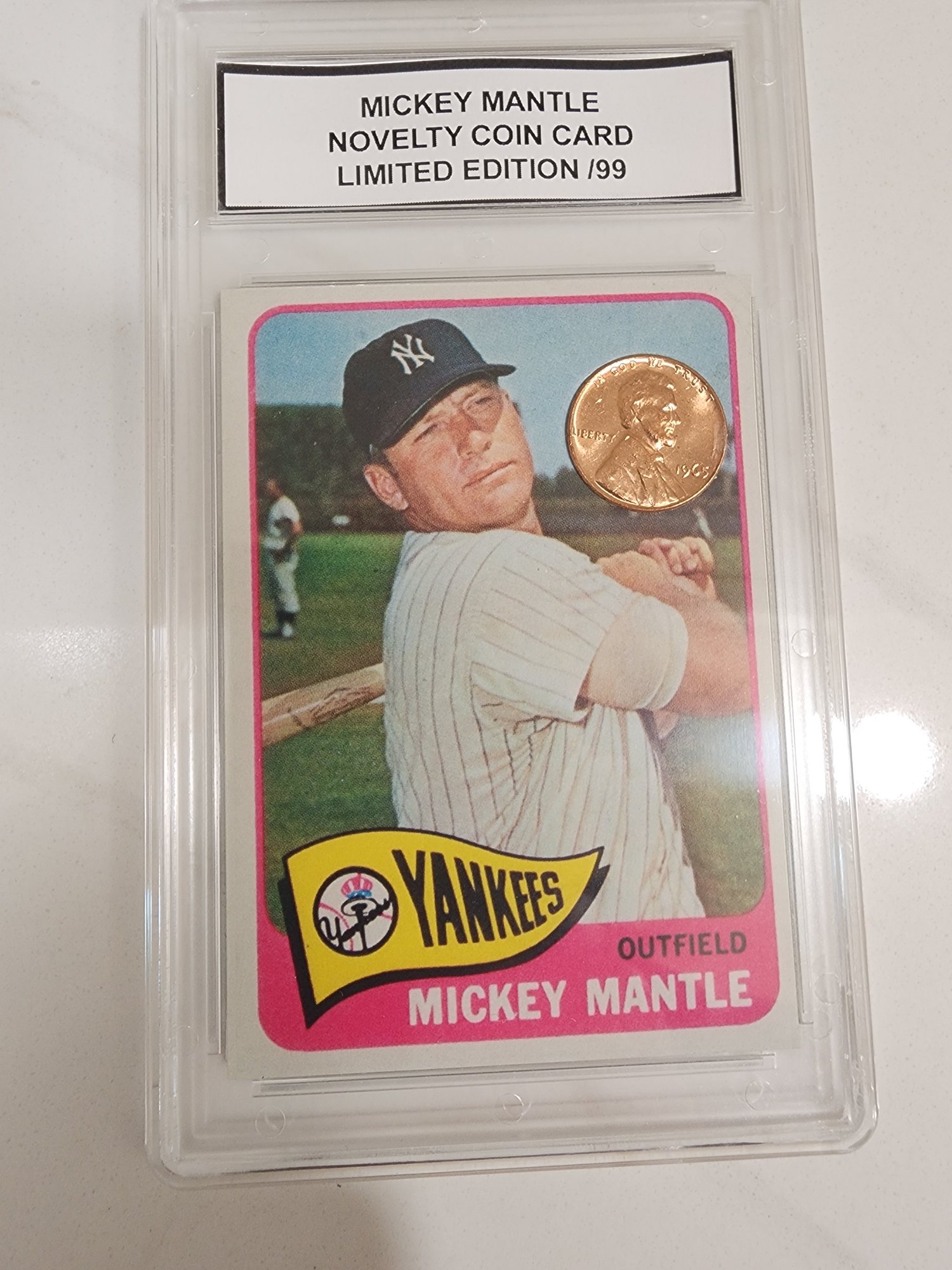 159 MICKEY MANTLE 1965 RARE PENNY TRADING CARD #8645 | Auctionninja.com 159 MICKEY MANTLE 1965 RARE PENNY TRADING CARD #8645 | Auctionninja.com