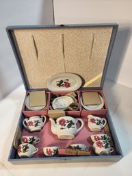 #5 Vintage Tea Set For 6 In Original Box In Excellent Condition For Age