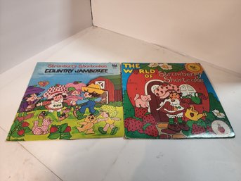 #11 2 Strawberry Shortcake Vintage Record Albums