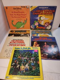#21 7 Vintage Children's Records