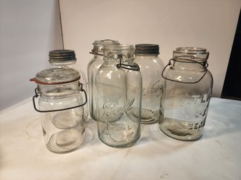 #47 Large Ball And Kerr Antique And Vintage Canning Jars