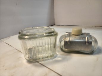 #51 Vintage Glass Refrigerator Items