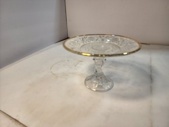 #51 Small Cake Plate And Perfume Bottle