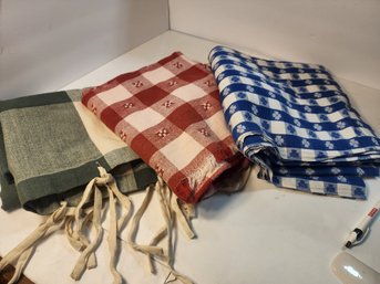 #56 Lot Of Picnic Table Cloths