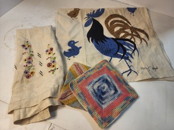 #62 Vintage Kitchen Towel Lot