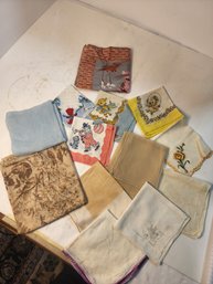 #64 Lot Of Vintage Handkerchiefs